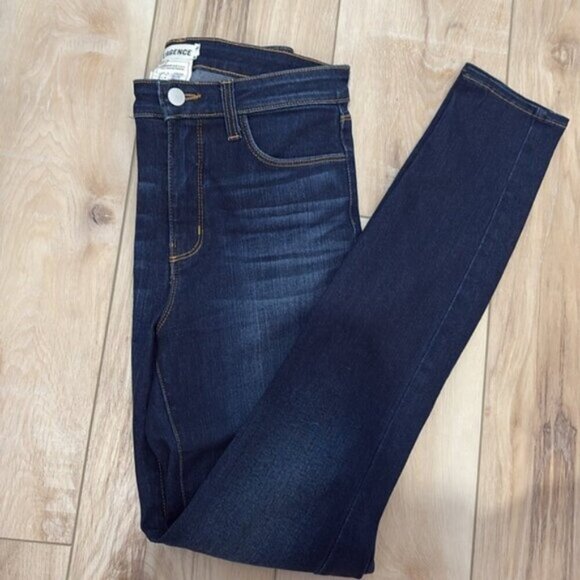 NWOT- L'AGENCE Marguerite skinny Jean In Baltic - Picture 9 of 11